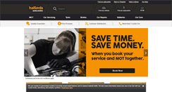 Desktop Screenshot of halfordsautocentres.com
